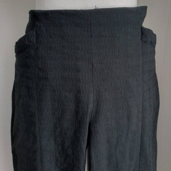 Anthropologie Corey Lynn Calter Nella Back Zip Cropped Gray Pants Size14 - Picture 3 of 8